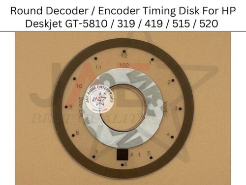 Round Decoder / Encoder Timing Disk For HP Deskjet GT-5810 / 319 / 419 ...